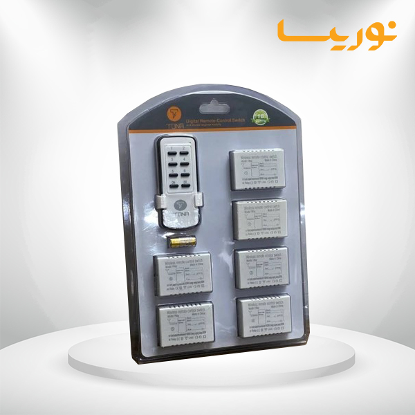 ریموت کنترل 6 کانال مجزا فلزی